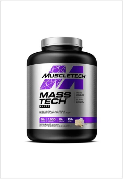 Muscletech mass tech elite Gâteau à la vanille 2,720 kg